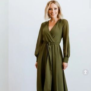 Olive Green Maxi